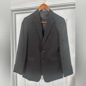 Izod boys black suit jacket